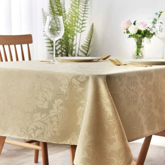 Toalha De Mesa Belga 2,50m X 1,40m - 8 Lugares - Palha
